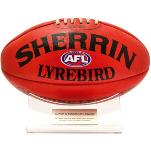Acrylic Ball Holder - AFL / Aussie Rules