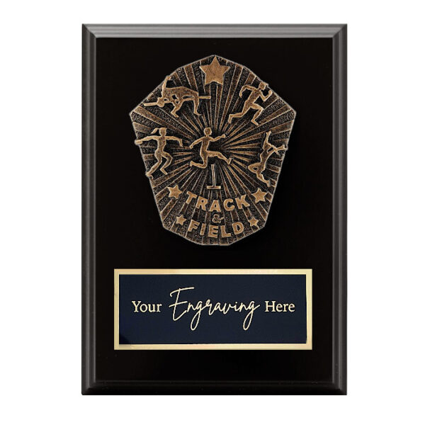 Cosmos Black Plaque Track & Field
