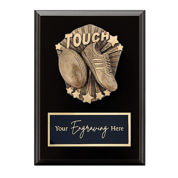 Cosmos Black Plaque Touch Footy