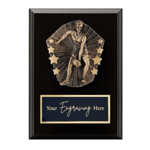 Cosmos Black Plaque Aussie Rules / AFL Male