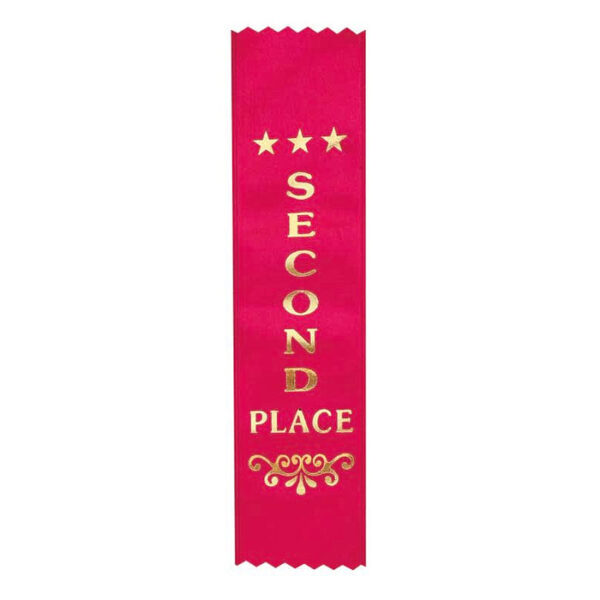 Value Ribbon - 2nd Place (25 Pack)