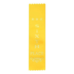 Value Ribbon - 6th Place (25 Pack)