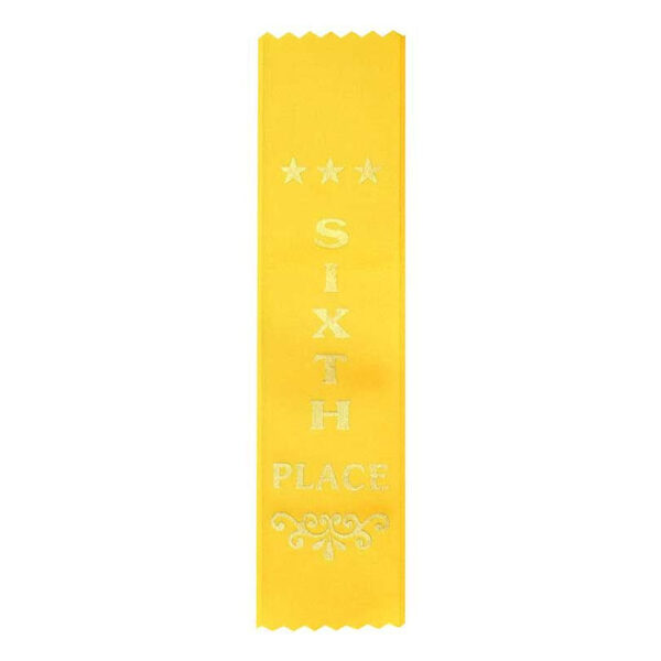 Value Ribbon - 6th Place (25 Pack)