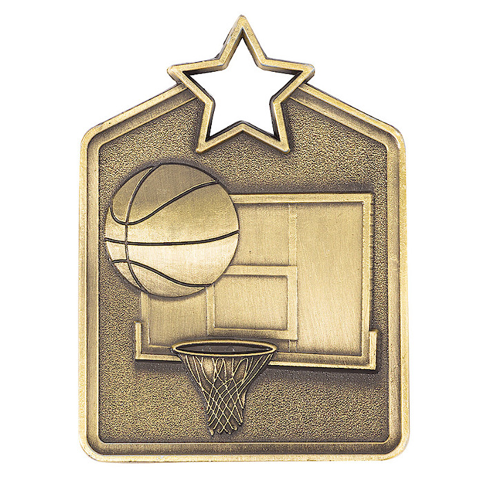 Galaxy Basketball Medal