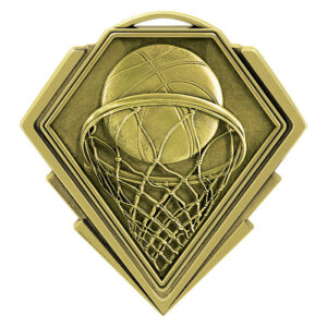 Diamond Basketball Medal