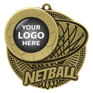 Tempo Netball Logo Medal