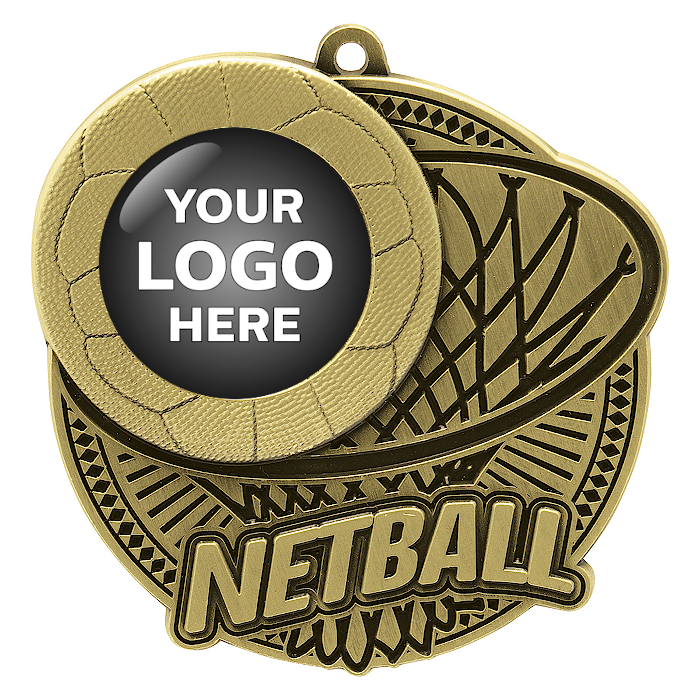 Tempo Netball Logo Medal